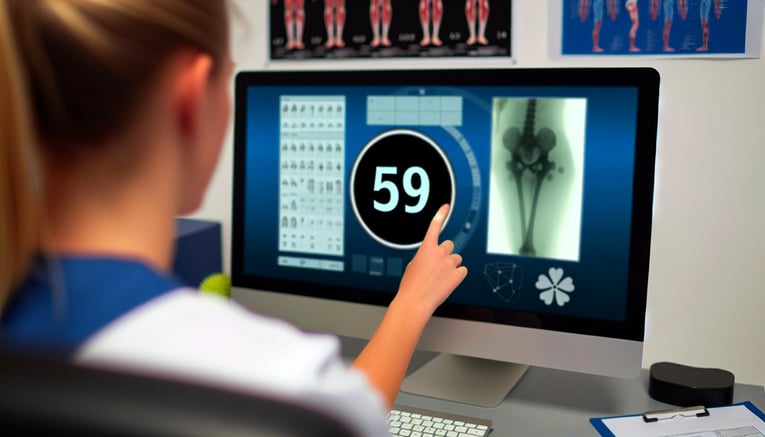 modifier 59 appearing on a physical therapist screen